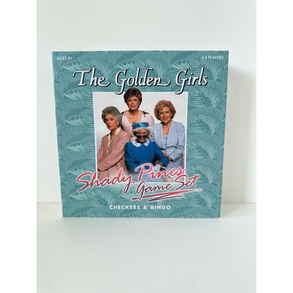 The Golden Girls Shady Pines Game Set, Bingo and Checkers 1980s - Picture 1 of 8